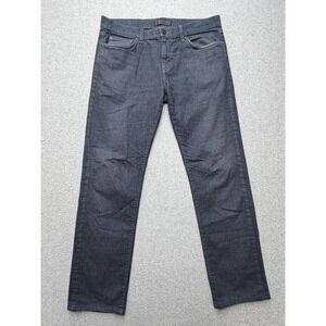 J Brand Kane Jeans Mens 33x32 Dark Wash Blue Straight Leg Stretch Denim Pants